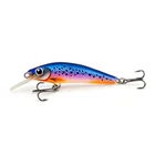 HANDMADE Trout L-Minnow (40 mm, 2.1 gr) Crankbait Minnow Lure Asp Chub Trout #4