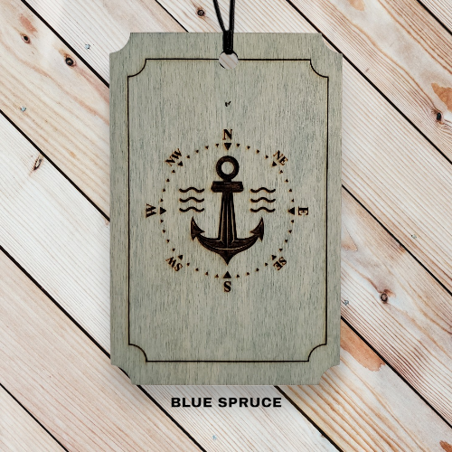 Anchor Compass - Car Air Freshener Holder