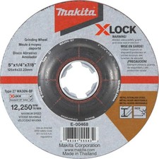 Makita E-00468 X-Lock 5" x 1/4" x 7/8" Type 27 General 60 x 450 mm, Black..