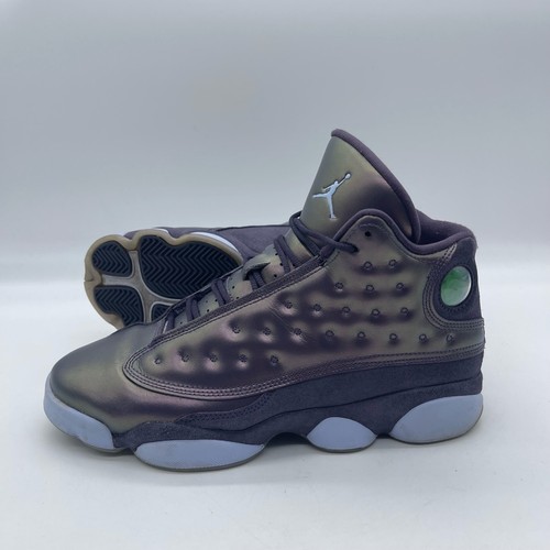 Nike Air Jordan 13 Retro AA1236-520 Youth Size 8Y Shoes Dark Raisin Sneakers - Picture 3 of 10