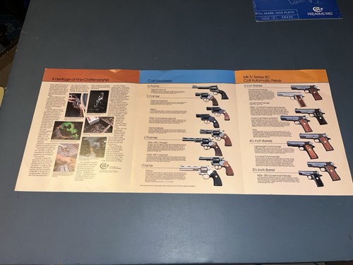 VINTAGE COLT FIREARMS CATALOG 1984, Nice! Fast Shipping! - Picture 2 of 3
