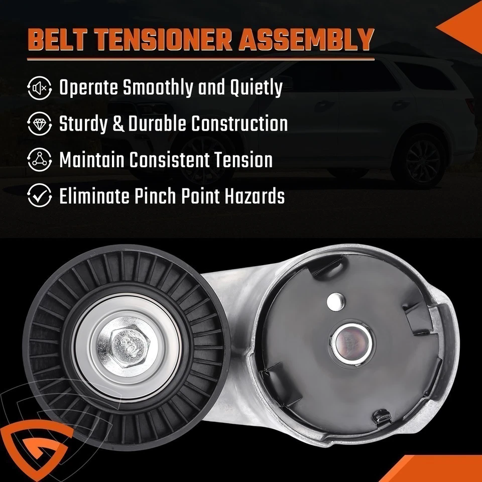 Idler Pulley, Belt, Tensioner for Chrysler 300 S 2012-2019 4861928AA 15759769 - Image 4 of 4