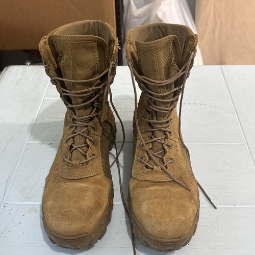 ROCKY S2V Men's Tactical Military Boot 8.5 M Brown w/ Steel Toe Vibram 8.5M