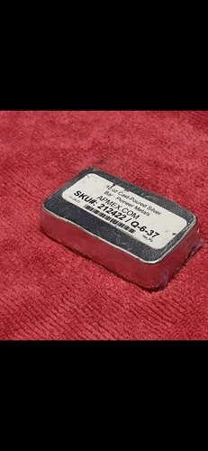 SILVER BAR 999 FINE BULLION,10 OZ, SEALED IN PACK WITH IDENTITY OF BAR STAMPED