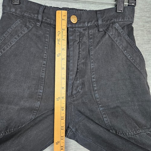 Pantalones de trabajo Big Bud Press para mujer negros de algodón liso informales talla S - Imagen 5 de 11