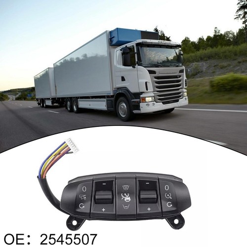 Cruise and Power Window Switch Replacement Panel Compatible with For Scania 16