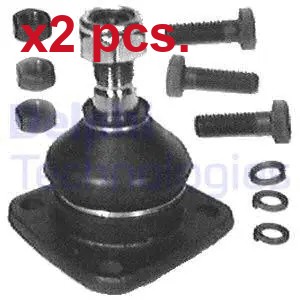 X2 PCS FRONT / LOWER BALL JOINT SET TC76 DELPHI I - Picture 1 of 3