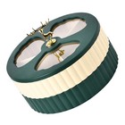 Creative Rotating Candy Box Double Layer Snack Dry Fruits Nuts Storage Tray