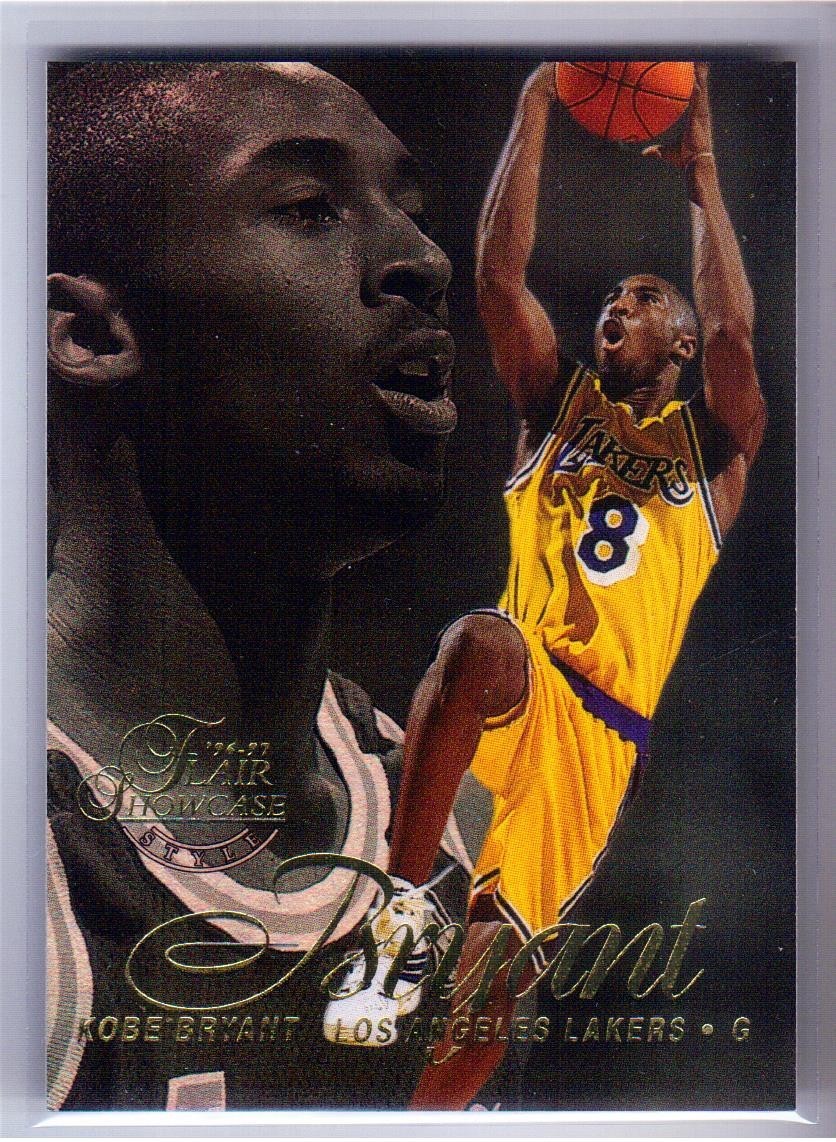 Kobe Bryant RC 1996-97 Flair Showcase Row 2 Rookie Los Angeles Lakers