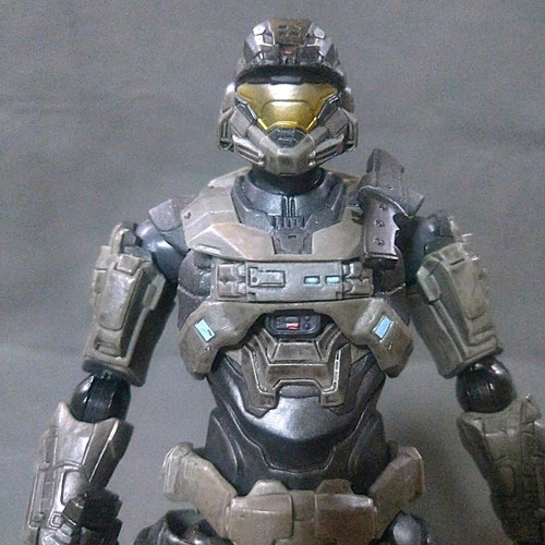 PLAY ARTS Kai Master Chief and 2 other figures, HALO action figure set, Japanese - Picture 10 of 15