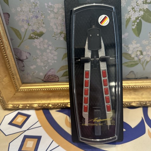 Alvin 6 Speed-bow Pencil Compass Divider Model 211MC. Made In Germany with Box