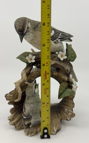 Homco Masterpiece Porcelain Figurine Of A Mother Bird & Baby Bird 1979 - Bild 7 von 7