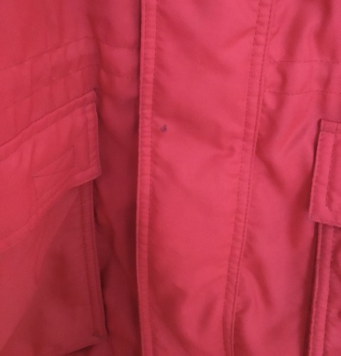RED MENS HEAVY WINTER JACKET WATERPROOF WINDPROOF COAT Size XL OMP RACING RACE - Picture 9 of 11
