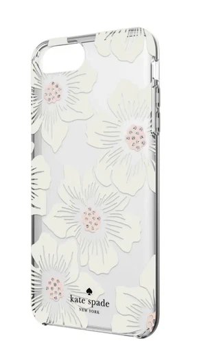 kate spade New York-Protective Case for Apple iPhone 8/7/6 Plus Floral Clear - Picture 1 of 4