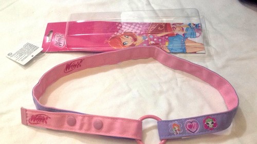 Winx Club - Belt - Vioola & Pink Logo Beautiful Coriex - New - Picture 1 of 2