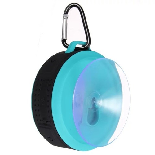 Mini Wireless Waterproof Bluetooth Speaker with Suction Cup Green - Picture 7 of 9