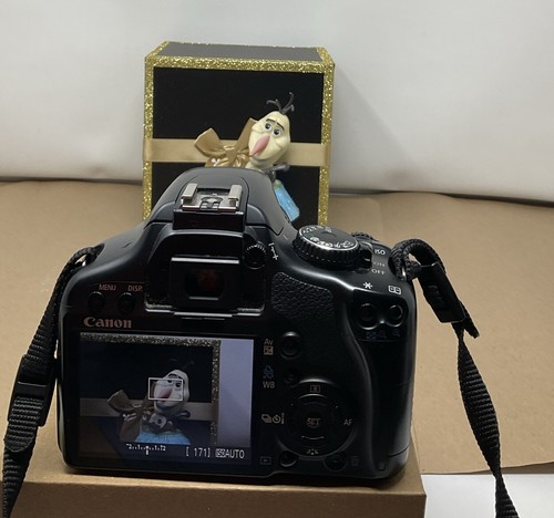 Canon EOS Rebel XSi DSLR 12.2MP w/ EF-S 18-55mm Lens, Battery, Charger, SD Card