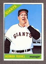 1966 Topps Set-Break #537 Herman Franks