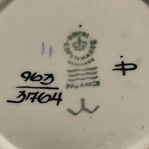 Jarrón estilo Art Nouveau Royal Copenhagen BA pintado a mano escandinavo Dinamarca Porco - Imagen 10 de 15