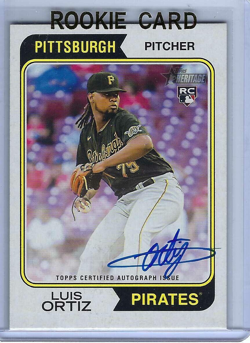 Luis Ortiz 2023 Topps Heritage Real One Rookie RC Auto #ROA-LOR - SHIPS ASAP!