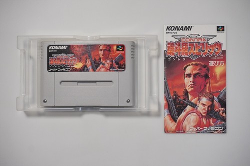 Super Famicom Contra Spirits Alien Wars boxed Japan SFC game US Seller - Picture 2 of 5