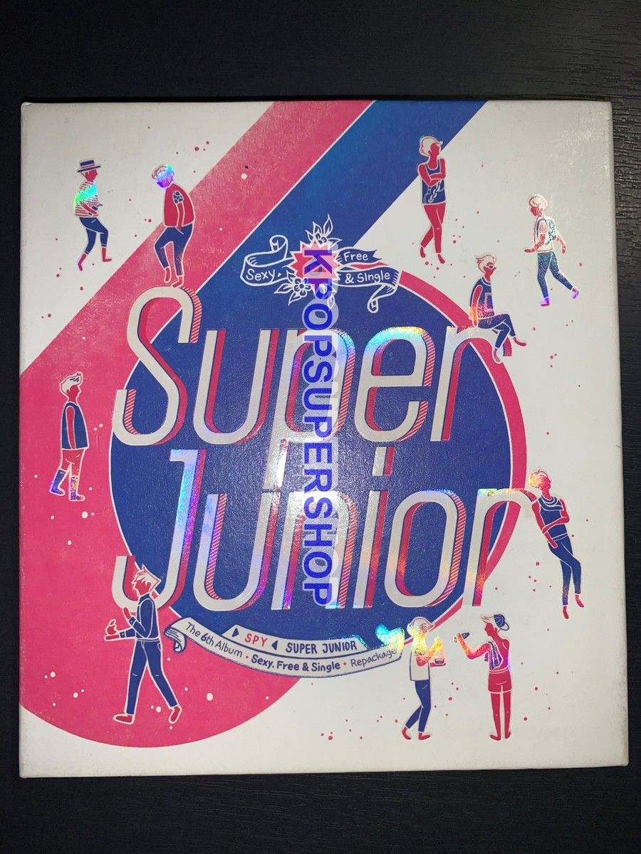 Super Junior 6th Album Repackage Spy CD Photobook Great Rare