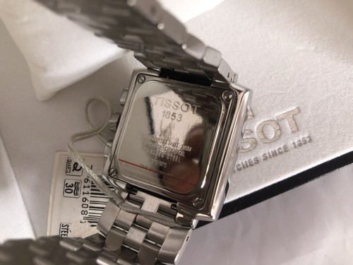 Orologio Vintage Tissot chronograph quartz stainless steel gents watch. 2000’s. - Imagen 8 de 12