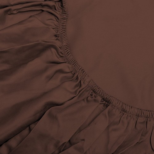 Australian Sizes 1000 Thread Count Duvet Covers&Sets Select Item Chocolate Solid - Picture 7 of 19