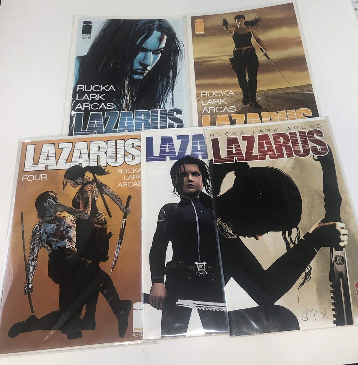 LAZARUS IMAGE COMICS LOT #1, 2, 4, 5, 6 Greg Rucka/Lark