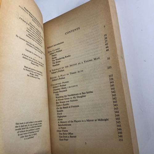 The Essential James Joyce Harry Levin Introductory Anthology Paperback Peng Book - Picture 4 of 12
