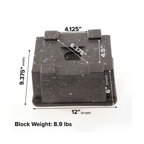 5-Pack OX BLOX Heavy Duty Trailer Jack Block - Made in USA RV Leveling Blocks... - Bild 2 von 7