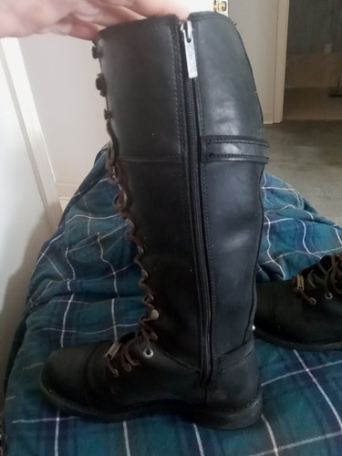 Harley Davidson Womens Beechwood Boots Stock Number 83856 - Picture 3 of 8