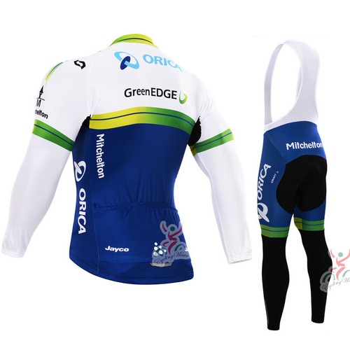 Equipo de ciclismo para hombre Camiseta deportiva de ciclismo de lana térmica manga larga - Imagen 76 de 76