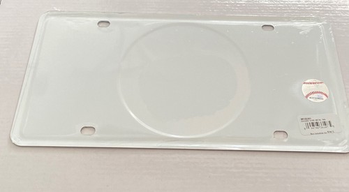 Chicago CUBS White Embossed Aluminum Metal License Plate Tag Size 6x12 - Picture 3 of 3