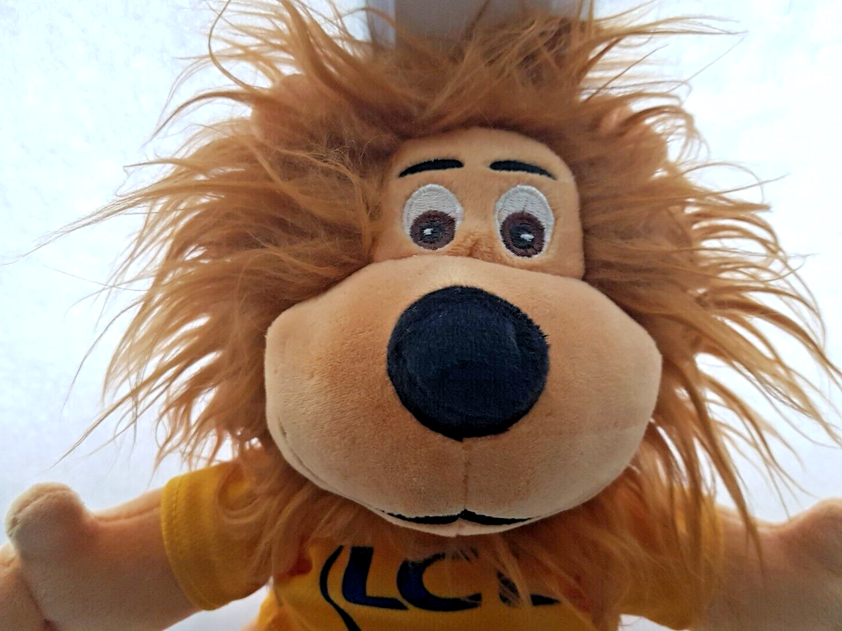 PORTE CLÉ MASCOTTE peluche Lion tour de France LCL crédit lyonnais