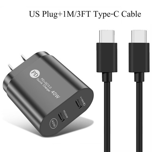For Samsung Galaxy S23 Ultra S23+ 40W Wall Fast Charger Adapter & Type-C Cable - Picture 3 of 14