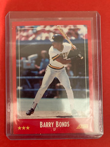 1988 Score Baseball Barry Bonds Pittsburgh Pirates #265