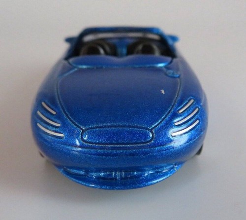 WELLY Diecast Blue FORD MUSTANG MACH III Convertible TOY Car 52022 Loose - Picture 3 of 5