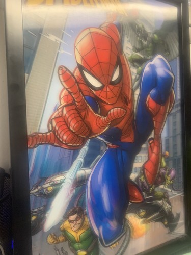 Open Road Brands Marvel 12 x 17 (inch) Lenticular Spiderman 3D Framed Photo - Picture 3 of 5