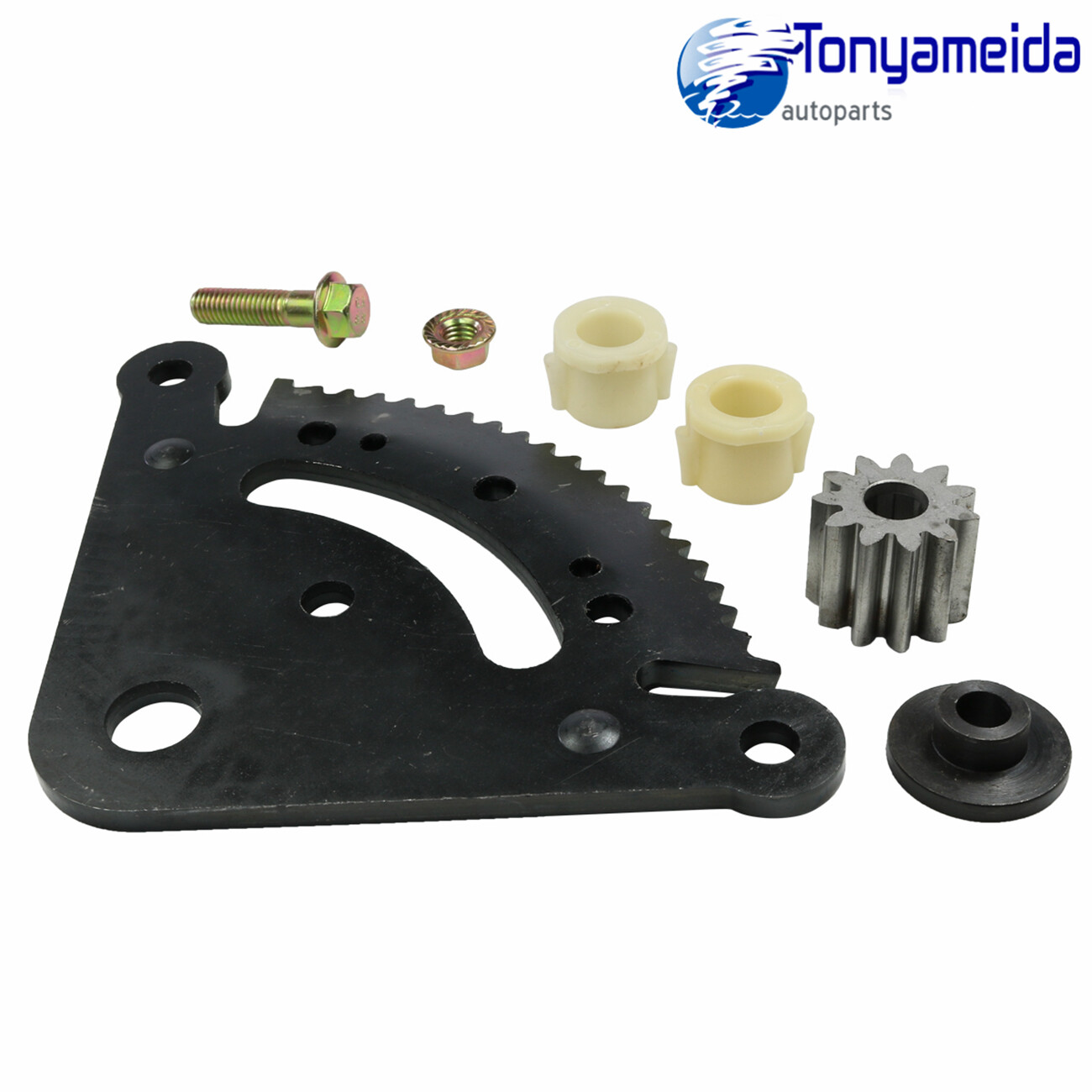 Steering Sector & Pinion Gear W/Bushings For John Deere LA140 LA135