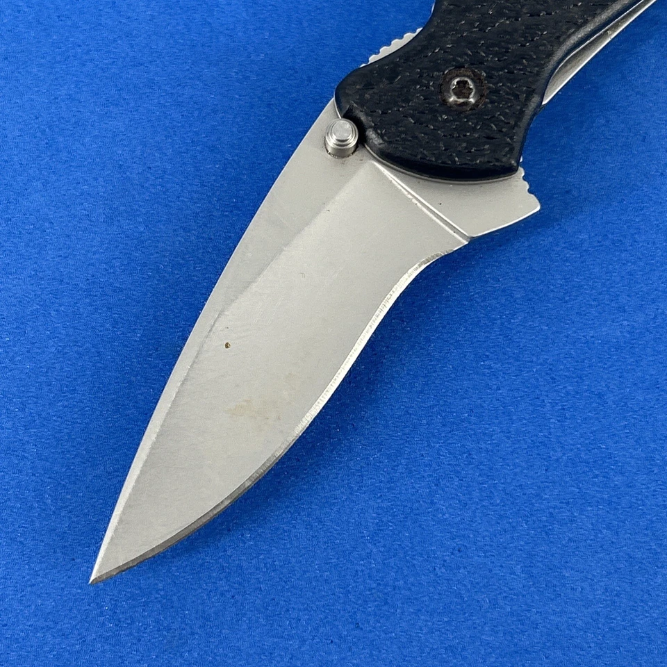 Navaja de bolsillo plegable Kershaw Scallion 1620ST; hoja dentada con aleta - muy buena Foto 2 de 4