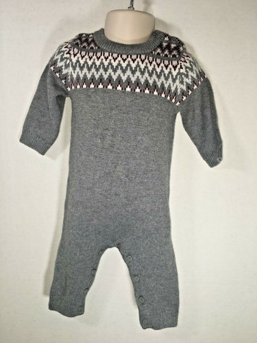 NWT Gymboree 1-piece knit Sweater outfit button on bottom Size 3-6m - Picture 4 of 5
