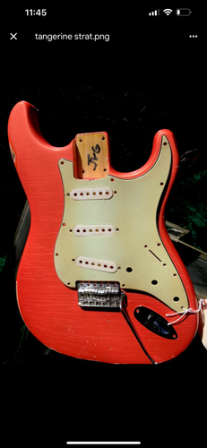 PICK GUARD AGED  fits 1961 Fender Stratocaster Vintage  Sale!  JVGuitars - Picture 2 of 12