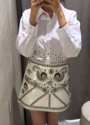 スカート murral Quartz embroidery skirt 23ss MURRAL（ミューラル）の「Quartz embroidery skirt（スカート
