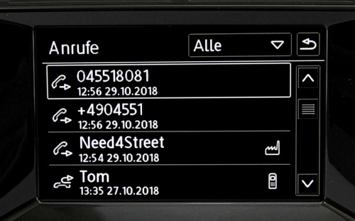 Manos Libres Radio Composition Táctil Bluetooth # VW Sportsvan, Touran 5T - Bild 8 von 9