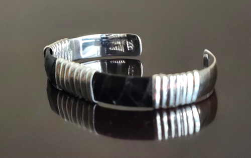 Ericks Sterling Silber Armreif Armband Taxco.925 - Bild 2 von 14