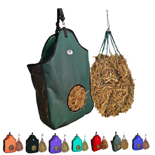 Majestic Ally 1200 D Hay Feeder Tote Bag for Horse, Sheep come with 36" Hay Net - Picture 15 of 16