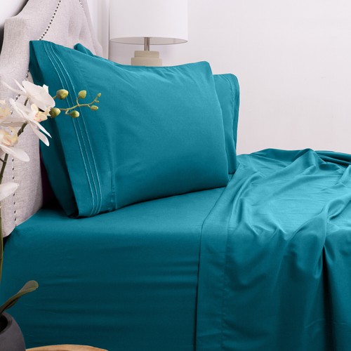 Sweet Home Collection 1800 Series Deep Pocket Microfiber 4 Piece Sheet Set - Picture 88 of 96