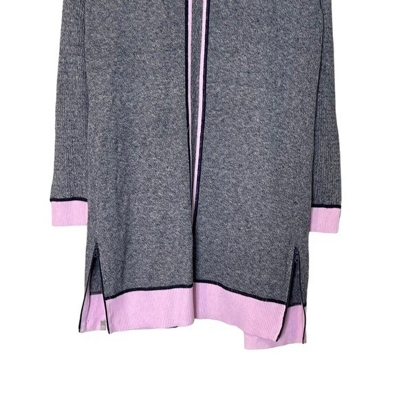 T by Talbots Mixed Texture Marled Long Cardigan S… - image 7