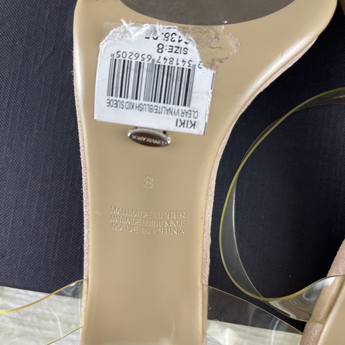 TONY BIANCO Kiki Clear Vynalite heel pump sandal Women’s Size: 8 - Picture 21 of 24